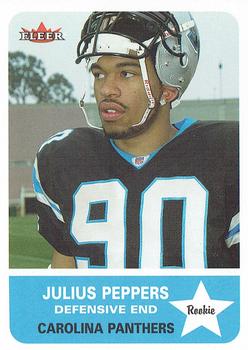 2002 Fleer #261 Julius Peppers Front