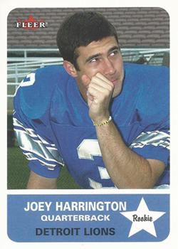 2002 Fleer #263 Joey Harrington Front
