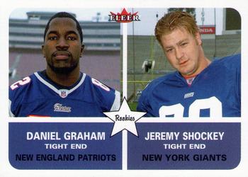 2002 Fleer #278 Daniel Graham / Jeremy Shockey Front