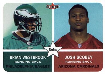 2002 Fleer #283 Brian Westbrook / Josh Scobey Front