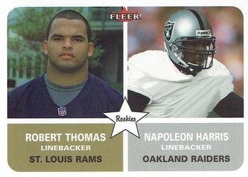 2002 Fleer #292 Robert Thomas / Napoleon Harris Front