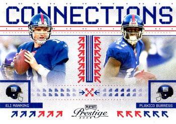 2008 Playoff Prestige - Connections #C-10 Eli Manning / Plaxico Burress Front
