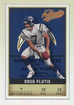 2002 Fleer Authentix #16 Doug Flutie Front