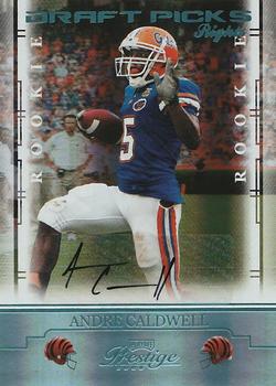 2008 Playoff Prestige - Draft Picks Rights Autographs #105 Andre Caldwell Front