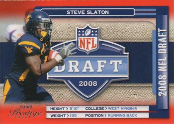 2008 Playoff Prestige - NFL Draft #NFL-34 Steve Slaton Front