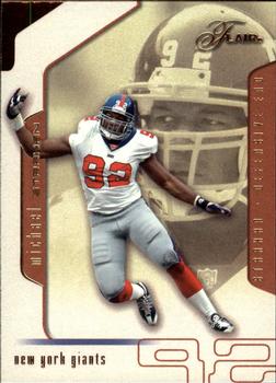 2002 Flair #82 Michael Strahan Front