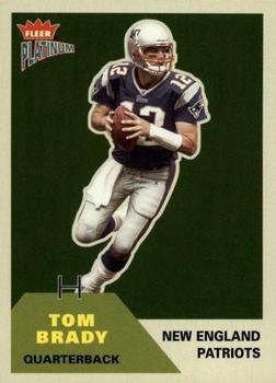 2002 Fleer Platinum #2 Tom Brady Front