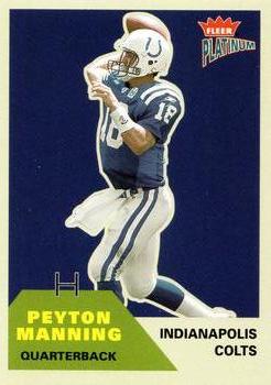 2002 Fleer Platinum #62 Peyton Manning Front