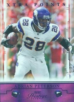 2008 Playoff Prestige - Xtra Points Purple #54 Adrian Peterson Front