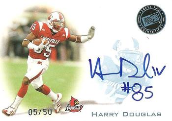 2008 Press Pass - Autographs Blue #PPS-HD Harry Douglas Front