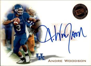 2008 Press Pass - Autographs Bronze #PPS-AW Andre Woodson Front