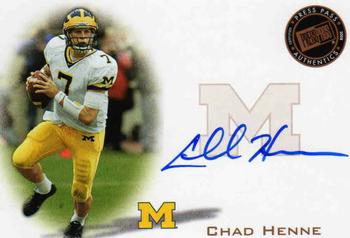 2008 Press Pass - Autographs Bronze #PPS-CH Chad Henne Front