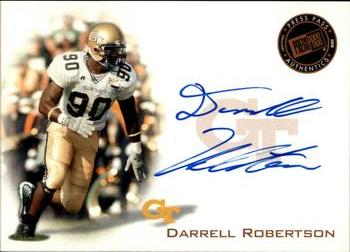 2008 Press Pass - Autographs Bronze #PPS-DR2 Darrell Robertson Front
