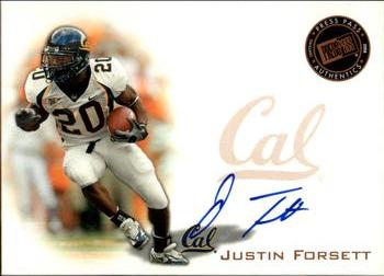 2008 Press Pass - Autographs Bronze #PPS-JF2 Justin Forsett Front