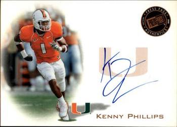 2008 Press Pass - Autographs Bronze #PPS-KP Kenny Phillips Front