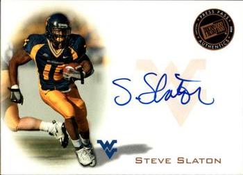 2008 Press Pass - Autographs Bronze #PPS-SS Steve Slaton Front