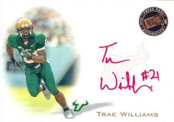 2008 Press Pass - Autographs Bronze Red Ink #PPS-TW Trae Williams Front