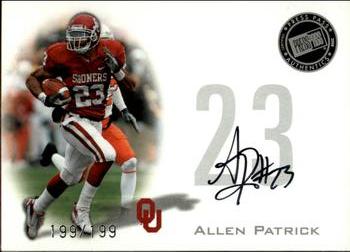 2008 Press Pass - Autographs Silver #PPS-AP Allen Patrick Front