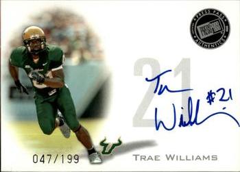 2008 Press Pass - Autographs Silver #PPS-TW Trae Williams Front