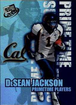 2008 Press Pass - Primetime Players #PP-6 DeSean Jackson Front