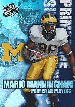 2008 Press Pass - Primetime Players #PP-14 Mario Manningham Front