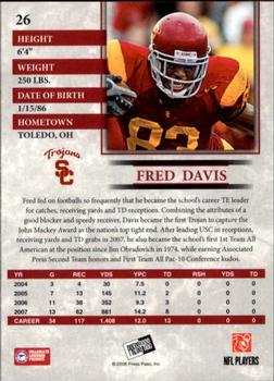 2008 Press Pass - Reflectors #26 Fred Davis Back