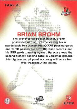 2008 Press Pass - Target Exclusive #TAR-4 Brian Brohm Back