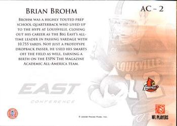 2008 Press Pass Legends - All Conference #AC-2 Brian Brohm Back