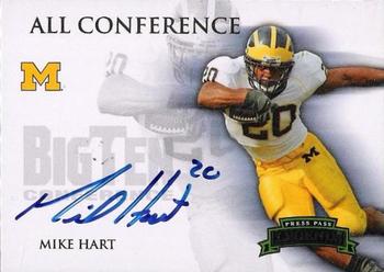 2008 Press Pass Legends - All Conference Autographs Gold #AC-MH Mike Hart Front