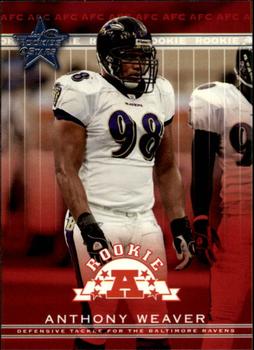 2002 Leaf Rookies & Stars #117 Anthony Weaver Front
