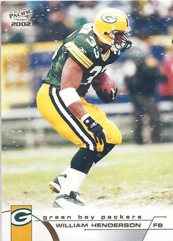 2002 Pacific #167 William Henderson Front