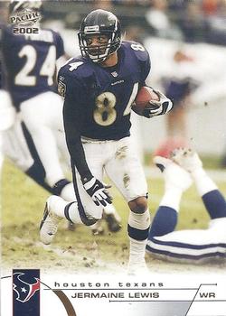 2002 Pacific #180 Jermaine Lewis Front