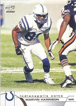 2002 Pacific #192 Marvin Harrison Front