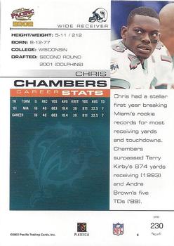 2002 Pacific #230 Chris Chambers Back