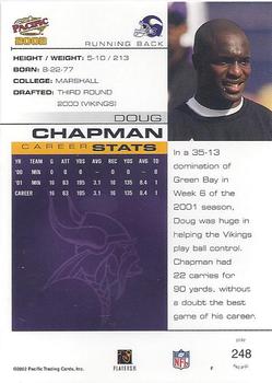 2002 Pacific #248 Doug Chapman Back