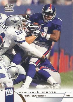 2002 Pacific #284 Tiki Barber Front