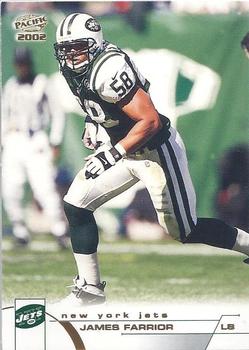 2002 Pacific #301 James Farrior Front