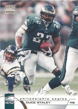 2002 Pacific #334 Duce Staley Front