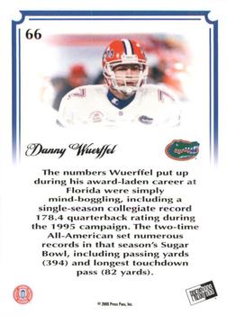 2008 Press Pass Legends Bowl Edition - 10 Yard Line Holofoil #66 Danny Wuerffel Back