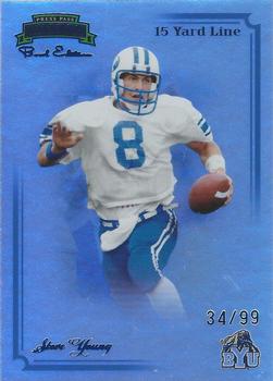 2008 Press Pass Legends Bowl Edition - 15 Yard Line Blue #36 Steve Young Front