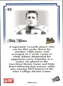 2008 Press Pass Legends Bowl Edition - 15 Yard Line Blue #48 Billy Kilmer Back