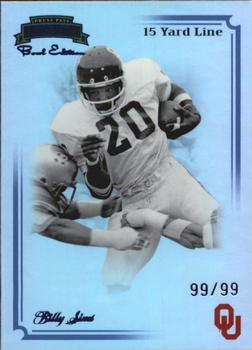 2008 Press Pass Legends Bowl Edition - 15 Yard Line Blue #52 Billy Sims Front
