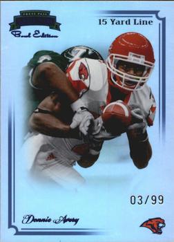 2008 Press Pass Legends Bowl Edition - 15 Yard Line Blue #89 Donnie Avery Front