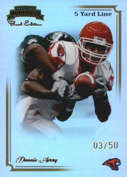 2008 Press Pass Legends Bowl Edition - 5 Yard Line Gold #89 Donnie Avery Front