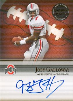 2008 Press Pass Legends Bowl Edition - Semester Signatures #SS-JG Joey Galloway Front