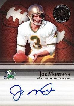 2008 Press Pass Legends Bowl Edition - Semester Signatures #SS-JM Joe Montana Front