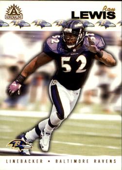 2002 Pacific Adrenaline #21 Ray Lewis Front