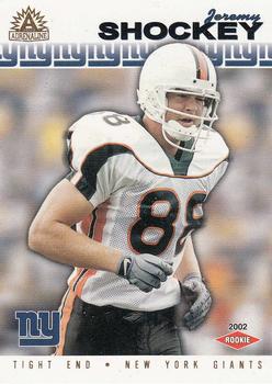 2002 Pacific Adrenaline #187 Jeremy Shockey Front