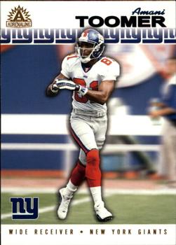 2002 Pacific Adrenaline #189 Amani Toomer Front