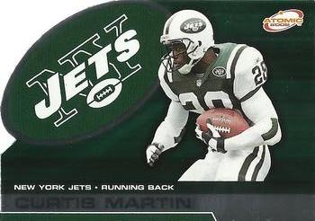 2002 Pacific Atomic #66 Curtis Martin Front